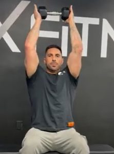 Target Your Arms with Dustin’s Single Dumbbell Overhead Triceps Extension